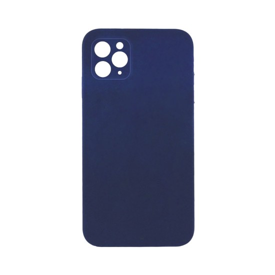 Capa de Silicone com Moldura de Câmera para Apple iPhone 11 Pro Max Azul